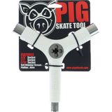 Pig Tri Socket Threader Skate Tool White