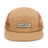 Amen Corduroy Panel Cap - Beige