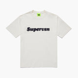 Supervsn Blur Logo Tee - Bone