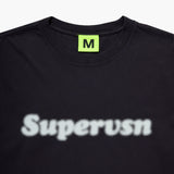 Supervsn Blur Logo Tee - Vintage Black