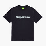 Supervsn Blur Logo Tee - Vintage Black