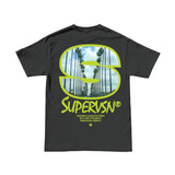 Supervsn Tree Lined Tee - Vintage Black