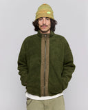 Supervsn Reversible Sherpa Jacket - Fern