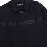 7th Vision Zipper Jacket - Black