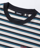 XLarge Baseball Logo Striped S/S Tee - Green