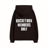 Bucket Box Members Only Hoodie - Black