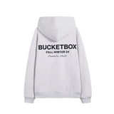 Bucket Box Iconic Logo Hoodie - Ash