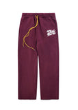 Diet Starts Monday French Terry Bolt Sweatpants - Maroon