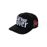 Market Call My Lover 5 Panel Hat - Washed Black