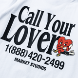 Market Call My Lover T-Shirt - White