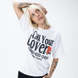 Market Call My Lover T-Shirt - White