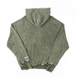 Fluttery Oversized Hoodie - Washed Green