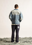 Diet Starts Monday Embossed Denim Jacket - Atlantic