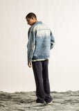 Diet Starts Monday Embossed Denim Jacket - Atlantic