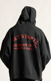 Diet Starts Monday Hell Bent Hoodie - Vintage Black