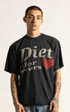 Diet Starts Monday Lovers Tee - Vintage Black