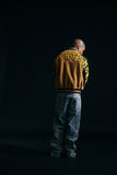 Diet Starts Monday Sherpa Varsity Jacket - Black/Yellow