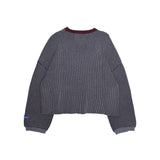 Jungle Jungles Two Tone Rib Knit - Grey