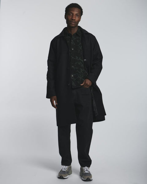 Edwin Mac Wool Coat - Black – Urbn Lot