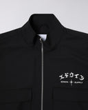 Edwin Ozzy Jacket - Black Unwashed