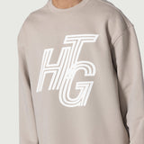 Honor the Gift Terry Htg Crewneck D-Holiday Htg Pullover - Stone