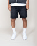 EPTM Double Knee Denim Shorts - Black