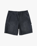 EPTM Double Knee Denim Shorts - Black