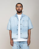 EPTM Boxy Denim Shirt - Light Indigo