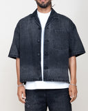 EPTM Boxy Denim Shirt - Black