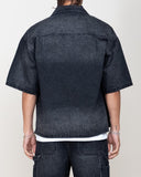 EPTM Boxy Denim Shirt - Black