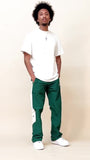 EPTM Goat Flared Pants - Hunter Green