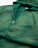 EPTM Sun Faded Cropped Zip up Hoodie - Hunter Green