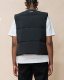 EPTM Contrast Puffer Vest - Black