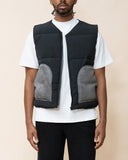 EPTM Contrast Puffer Vest - Black