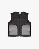 EPTM Contrast Puffer Vest - Black