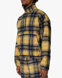 EPTM Flannel Half-Zip Pullover - Yellow