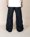 EPTM Parachute Cargo Pants - Black