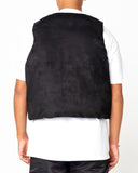 EPTM Suede Bubble Vest - Black