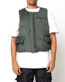 EPTM Suede Bubble Vest - Hunter Green