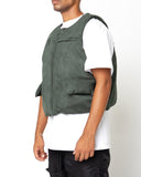 EPTM Suede Bubble Vest - Hunter Green