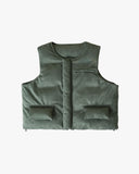 EPTM Suede Bubble Vest - Hunter Green