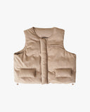 EPTM Suede Bubble Vest - Tan