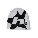 HUF H Star Skull Beanie - White