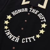 Honor The Gift A-Spring Tradition Ss Snap up - Black