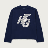 Honor the Gift Terry Htg Crewneck D-Holiday Htg Pullover - Blue