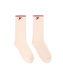 We Are Not Friends Ivy Club Socks - Cream