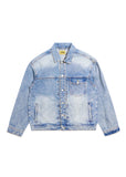 Diet Starts Monday Embossed Denim Jacket - Atlantic