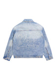 Diet Starts Monday Embossed Denim Jacket - Atlantic