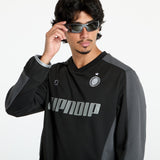 RIP N DIP FC Long Sleeve Soccer Jersey - Black/Light Blue