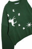 Jungles Jungles Relaxation Knit Sweater - Green